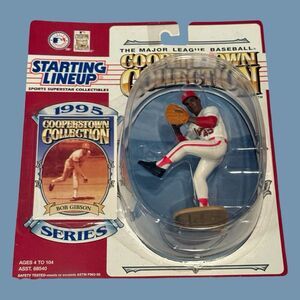 1995 Bob Gibson MLB Cooperstown Collection Starting Lineup Figure Sealed SOC